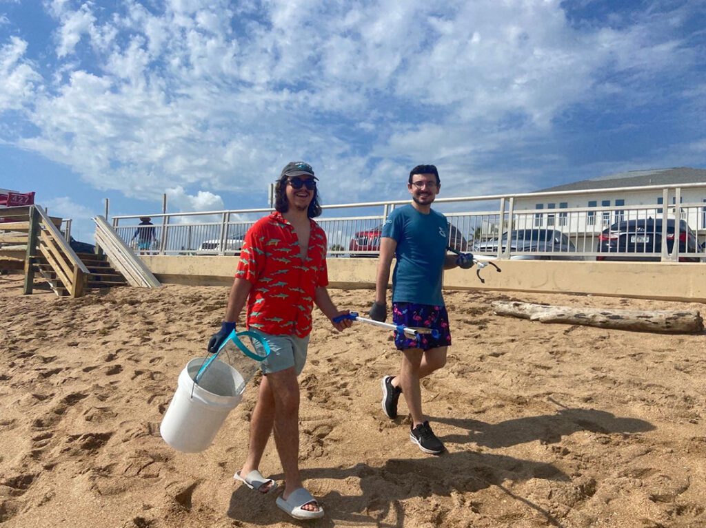 ESA beach clean up
